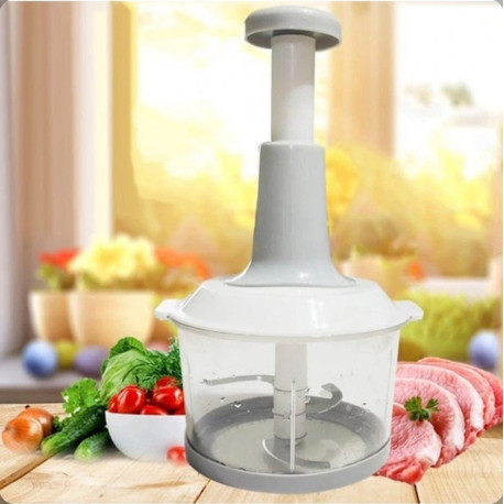Ручний подрібнювач для овочів Food Processor, з контейнером / Кухонний подрібнювач для продуктів