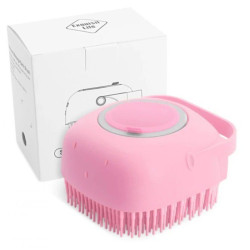 Масажна щітка для ванни Silicone Massage Bath Brush із дозатором.