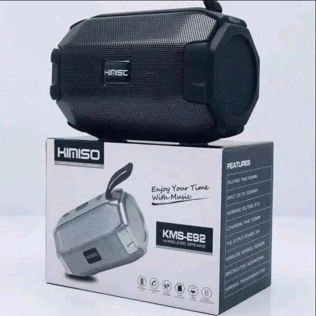 Портативна колонка з Bluetooth Kimiso KMS-E92 (USB, MicroSD, FM).