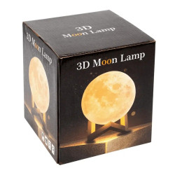Нічник у вигляді Місяця 3D Moon Lamp