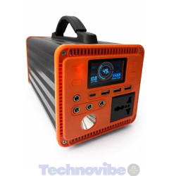 Зарядна станція ~110Wh, 300W, чиста синусоїда, Type-C, ліхтарик