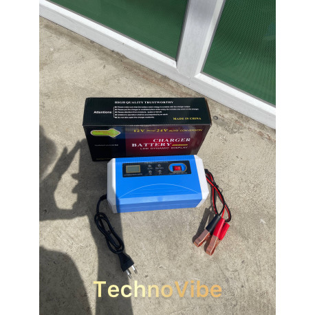 Полный Автоостановка Умный Зарядное Устройство для Аккумуляторов 12V 10A 24V 5A